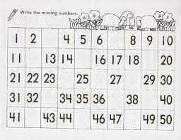 Number Sheets 1 50 Practice Missing Number Worksheets Number Worksheets Printable Numbers