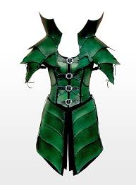 Elven Queen Leather Armour Green Leather Armor Dragon Armor Female Armor