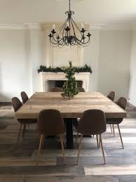 A square table that can be expanded with leaves is good for those times you will need to seat more guests. 8 Large Square Dining Table Ideas Square Dining Tables Large Square Dining Table Dining Table
