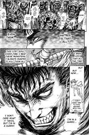 Gattsu, known as the black swordsman, seeks sanctuary from the demonic forces that persue himself and his woman, and also vengeance against the man w. Berserk Chapter 18 Page 175