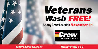 Get free veterans now and use veterans immediately to get % off or $ off or free shipping. Crew Carwash To Provide A Free Carwash In Honor Of Veterans Day Crew Carwash Indiana Car Wash