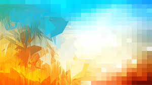 Top view of empty plate on colorful blue and orange surface, panoramic shot. Free Blue Orange And White Abstract Texture Background Vector Graphic