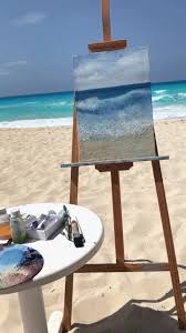 Kissing summer goodbye🌊 #art #artist #artistsoftiktok #painting #fyp ...