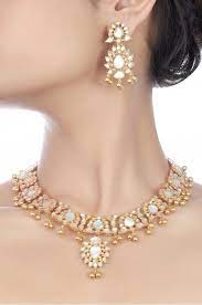Silver Mother Of Pearl Necklace Set Mother Of Pearl Jewelry Kundan Jewellery Set Gold Jewelry Necklace