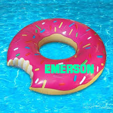 Pin By Ashlee Lauren On Monogram Madness Personalized Pool Donut Pool Float Pool Floats For Adults