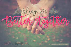 If you are another community group and would like to collaborate with us, we are more than happy to have a conversation. Better Together Schriftarten Von Misti Creative Fabrica