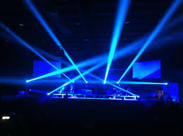 Show De Luces Adj Y Elation Las Mejores Marcas Concert Lights Stage Lighting Church Stage Design