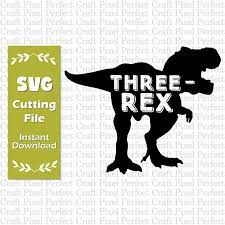 Download Pin By Lisa S On Vinyl Ideas In 2021 Three Rex Birthday Svg Dinosaur Svg