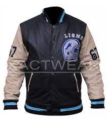 Beverly Hills Cop Eddie Murphy Axel Foley Detroit Lions Varsity Letterman Jacket Ebay Varsity Letterman Jackets Jackets Letterman Jacket