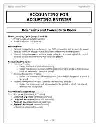 Based on accrual accounting, revenue must be recorded when earned and expenses recorded accrued revenue (or unbilled revenue): Accounting For Adjusting Entries Key Ter