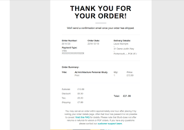 Confirmation Of Book Order Confirmation Page Make Money Now Blurb Book