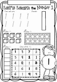 Let S Learn Numbers 1 To 10 Worksheets In Queensland Beginners Font For Prep Learning Numbers Kindergarten Math Numbers Numbers Preschool
