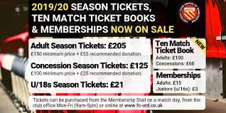 Community shield wins browse through our entire ticket inventory and see all the man city ticket prices. Now On Sale 2019 20 Season F C United Of Manchester Facebook