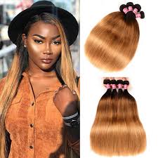 5 out of 5 stars. Nadula Cheap Straight Ombre Hair Weave 4 Bundles 3 Tone Color Ombre Human Hair Extensions Nadula