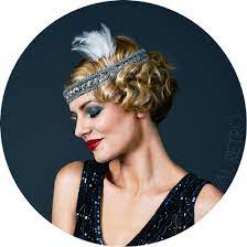 1920s Headband With Feather 1920s Headband Flapper Hair 1920s Fancy Dress