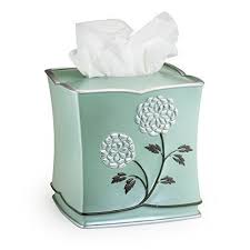 Tissue Box Cover Facial Square Home Bathroom Vanity Decorative Tissue Cover Aqua Tissueboxcover Popular Bath Aqua Bathroom Accessories Tissue Boxes