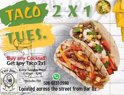 Jaco, in the province of puntarenas in costa rica, can best be described as a town of contrasts. Taco Joint Costa Rica Home Jaco Costa Rica Menu Prices Restaurant Reviews Facebook
