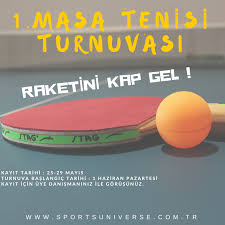 1 Masa Tenisi Turnuvasi Sports Universe