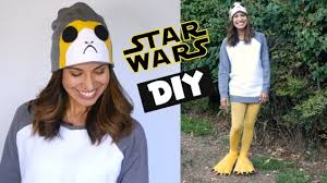 Diy No Sew Porg Costume Star Wars Costume Youtube Kids Star Wars Costumes Star Wars Halloween Costumes Star Wars Costumes Diy