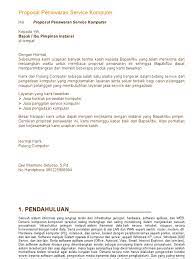 20 contoh surat perkenalan perusahaan terbaru terlengkap 100. Proposal Penawaran Service Komputer