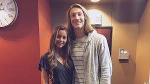 The clemson quarterback is expected to be the no 1 pick at the nfl draft this week by the jacksonville jaguars. Clemson Qb Trevor Lawrence Girlfriend Marissa Aim To Love On People