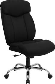 Starsun Depot Hercules Series Big Tall 400 Lb Rated Black Fabric Executive Swivel Chair A Black Leather Office Chair Black Office Chair Leather Office Chair