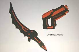 Get a free orange knife by entering the code. I Draw Slasher Set Murdermystery2