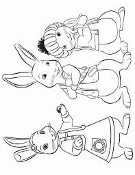 Peter Rabbit Coloring Page Lovely Lily Peter And Benjamin To Print Crafts Rabbit Colors Cartoon Coloring Pages Peter Rabbit