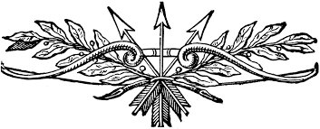 Black And White Bow And Arrow Clipart Native American Doodad Clipart Etc Feather Clip Art Clip Art Vintage Clip Art