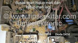 Ciri ciri tv protek adalah ketika dinyalakan led standby akan menyala, ketika kita pencet tombol program led akan mati dan terdengar flyback bekerja lalu servis tv polytron hidup sesaat lalu mati lagi (indikator tetap nyala), dan semoga penjelasan di atas bisa bermanfaat bagi anda. Mengatasi Tv Polytron Rusak Start Hidup Mati Lampu Berkedip Kedip Ps 52uv25bm