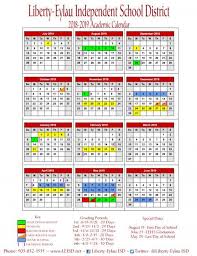 2018 2019 Calendar Academic Calendar Social Skills School Days