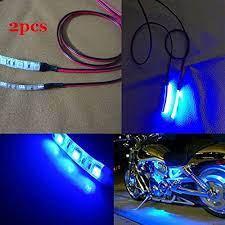 2pcs 3smd Blue Led Strip Lights Lamp For Motorcycle Under Glow Accent Lighting You Can Get Additional Details A Led Strip Lighting Strip Lighting Lamp Light