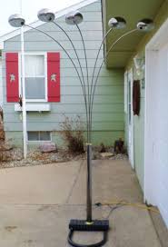 1970 80 39 s floor lamp spider arc 5 arm eyeball sofa sectional lamp vintage mid century modern smokey silver fi floor lamp lamp mid century modern