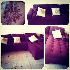 للبيع جلسة L لون بنفسجي بحالة جدا ممتازة السعر 80 Bd Furniture Home Decor Sectional Couch