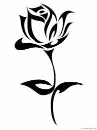 See more ideas about stencils, stencil patterns, stencil designs. Rose Stencils Coloring Pages Flowers Nature Rose Stencils 2 Printable 2021 475 Coloring4free Coloring4free Com