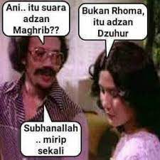 Meme Rhoma Irama Edisi Ramadan Bikin Ngakak