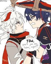 Kazuha Scaramouche In 2021 Handsome Anime Guys Anime Impact