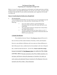 The rough draft is a stage of the writing process. The Research Paper 9h