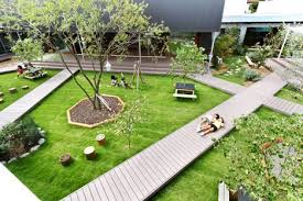 Kindergarten By Hibino Sekkei Courtyard Design School Architecture Landscape Architect
