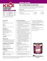 As long as you're certain the drywall is sound and dry, you can simply apply new popcorn material to the affected area. Kilz Stainblocking Ceiling Paint Kilz Pdf Catalogs Documentation Brochures