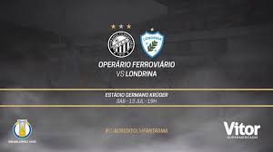 The match is a part of the paranaense, 1 divisao. Operario Pr X Londrina Saiba Onde Ouvir O Jogo Da Serie B Ao Vivo