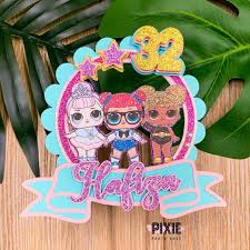 Maybe you would like to learn more about one of these? Lol Surprise Dolls Cake Topper Custom Birthday Cake Topper Hobbies Toys Stationery Craft Occasions Party Supplies On Carousell