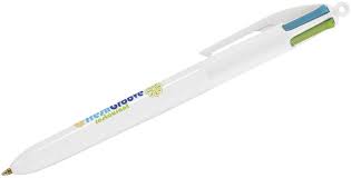 Le stylo bic 4 couleurs et son design est intemporel : Stylos Publicitaires Bleu Bic Kelcom