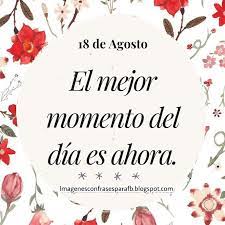 Na 34ª semana de 2020 (utilizando o modelo iso) colar de pedra para recém nascidos nesse dia: Imagenes Bonitas Y Pensamientos Positivos Frase Del Dia 18 De Agosto