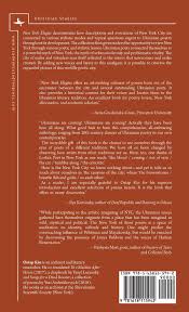 New York Elegies Ukrainian Poems On The City Academic Studies Press