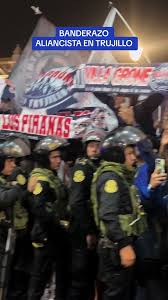 Preparativos para el Banderazo Alianza Lima en Trujillo