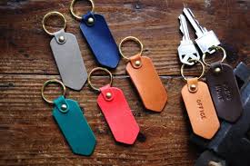 Artemis Leatherware Handmade Leather Keychain Personalized Custom Hand Stamped Personalized Keychain In 2021 Leather Keychain Leather Diy Leather Gifts