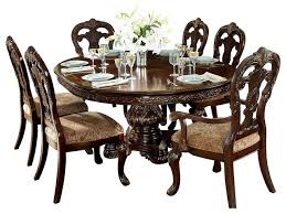 In this review we want to show you oval kitchen table and chairs. 7 Piece Debroux Dining Set Round Oval Table 2 Arm 4 Side Chair Cherry Victorian Dining Sets By Amoc