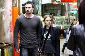 Push Dakota Fanning And Chris Evans Chris Evans Chris Evans Captain America Long Sleeve Tshirt Men