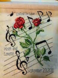 Find cross stitch wedding from a vast selection of cross stitch patterns. Pin By Pam Andrew On Things I Have Made Cross Stitch Music Cross Stitch Fonts Wedding Cross Stitch